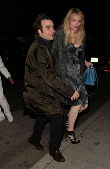 Courtney Love Out For Dinner Mr Chow Beverly Hills