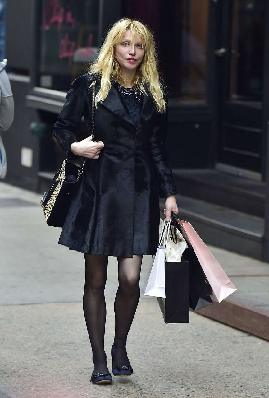 Courtney Love Shopping Agent Provocateur New York