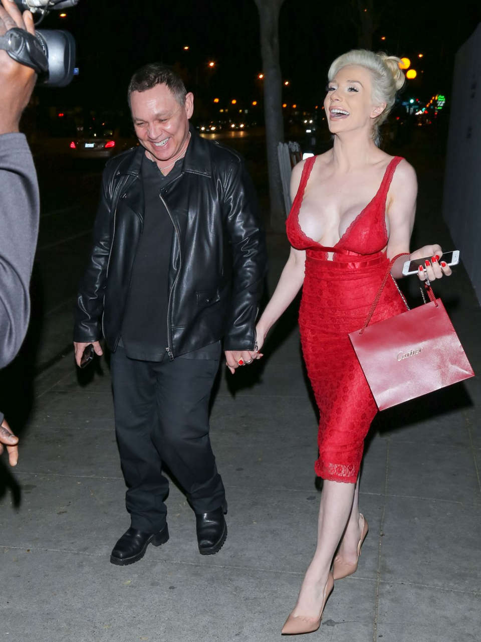 Courtney Stodden Out For Valentines Dinner Dan Tanas West Hollywood
