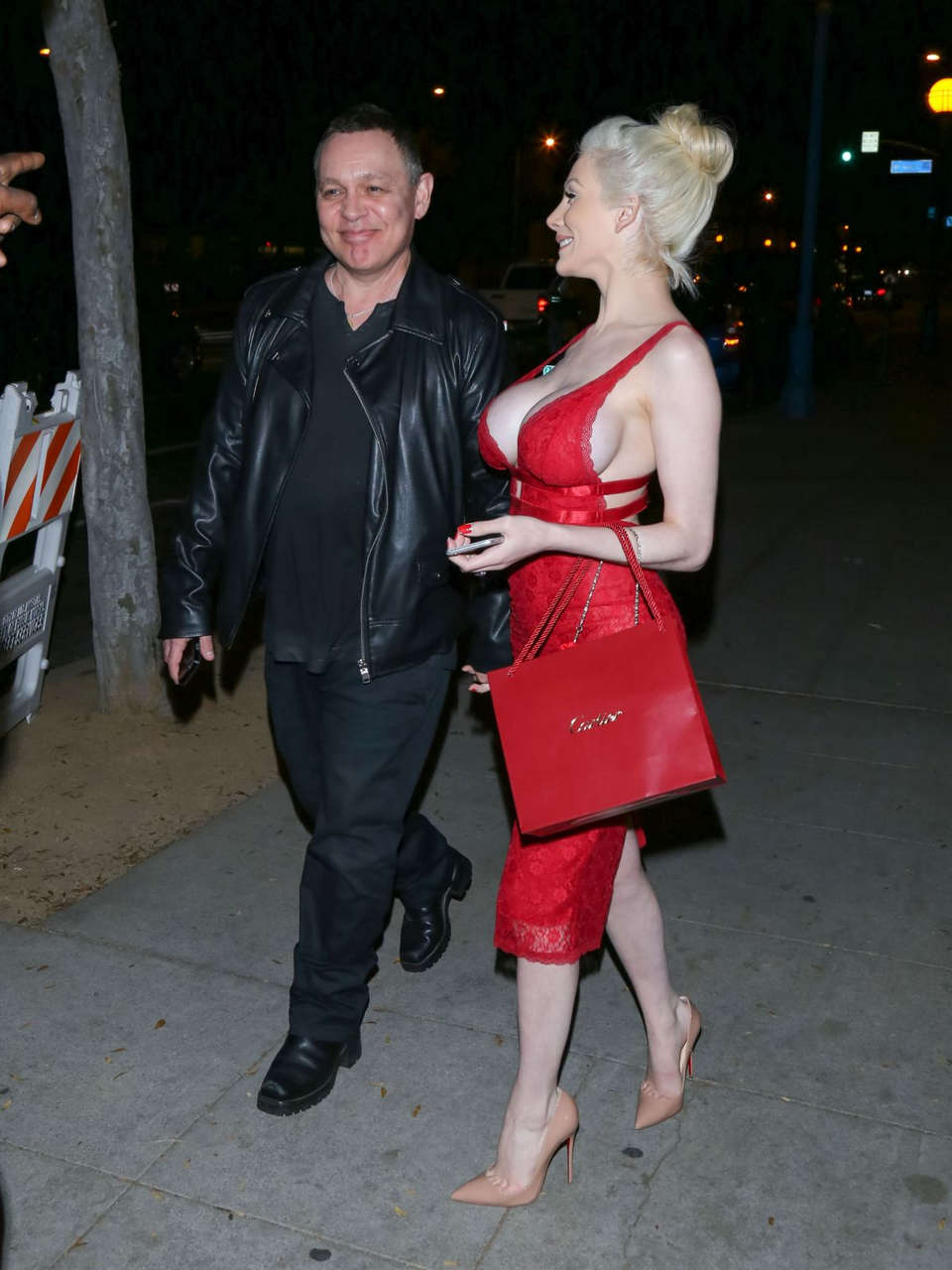 Courtney Stodden Out For Valentines Dinner Dan Tanas West Hollywood