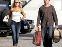 Courtney Stodden White Tank Top Jeans