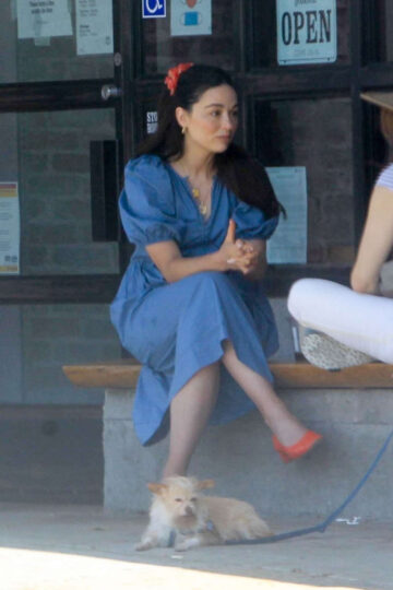 Crystal Reed Out For Coffee Los Angeles
