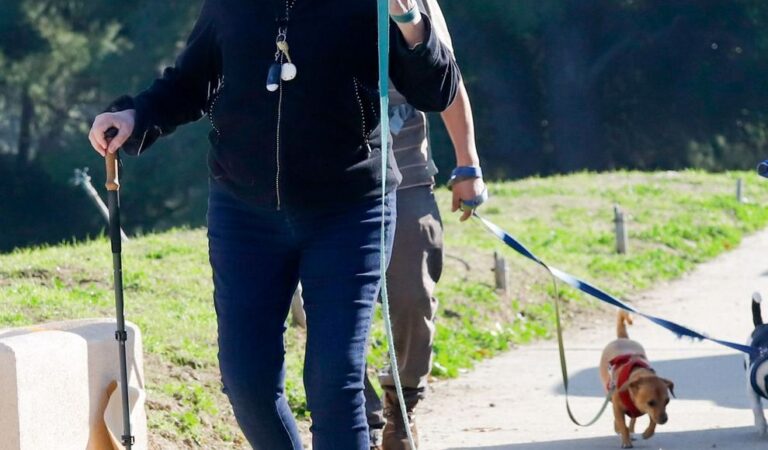 Cybill Shepherd Out With Her Dog Los Angeles (7 photos)