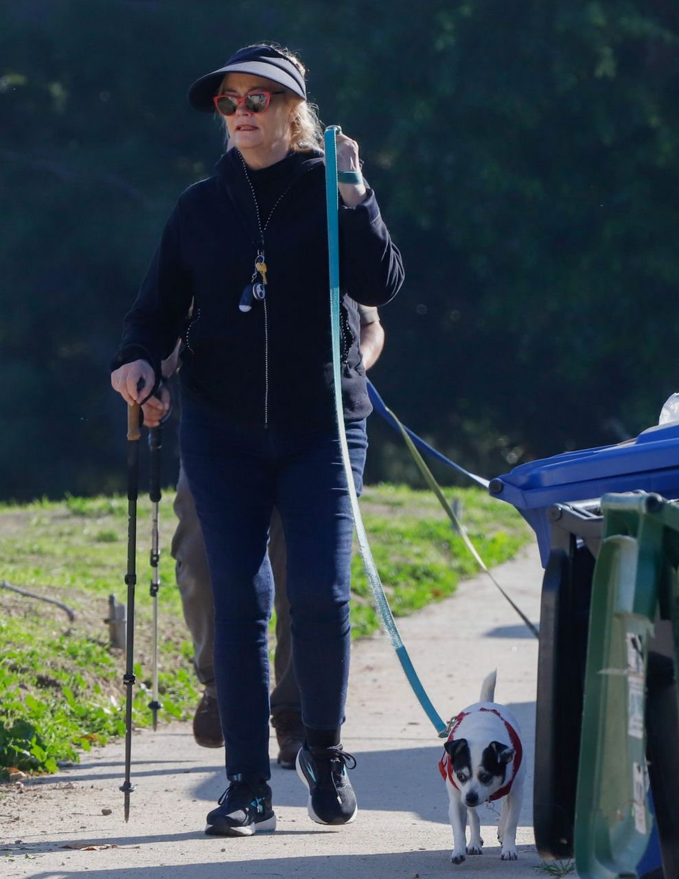 Cybill Shepherd Out With Her Dog Los Angeles
