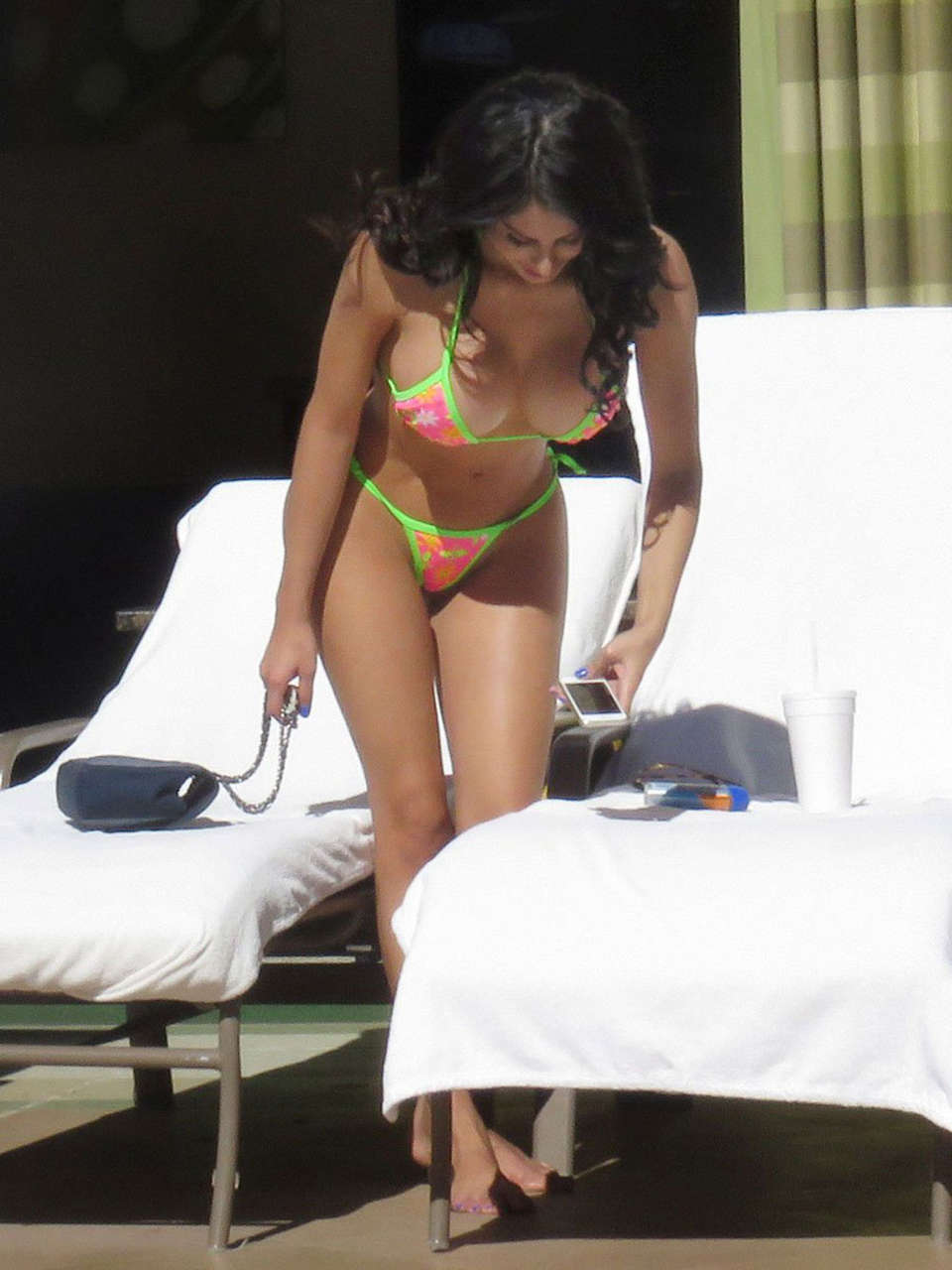 Cynthia Escobar Bikini Pool Las Vegas