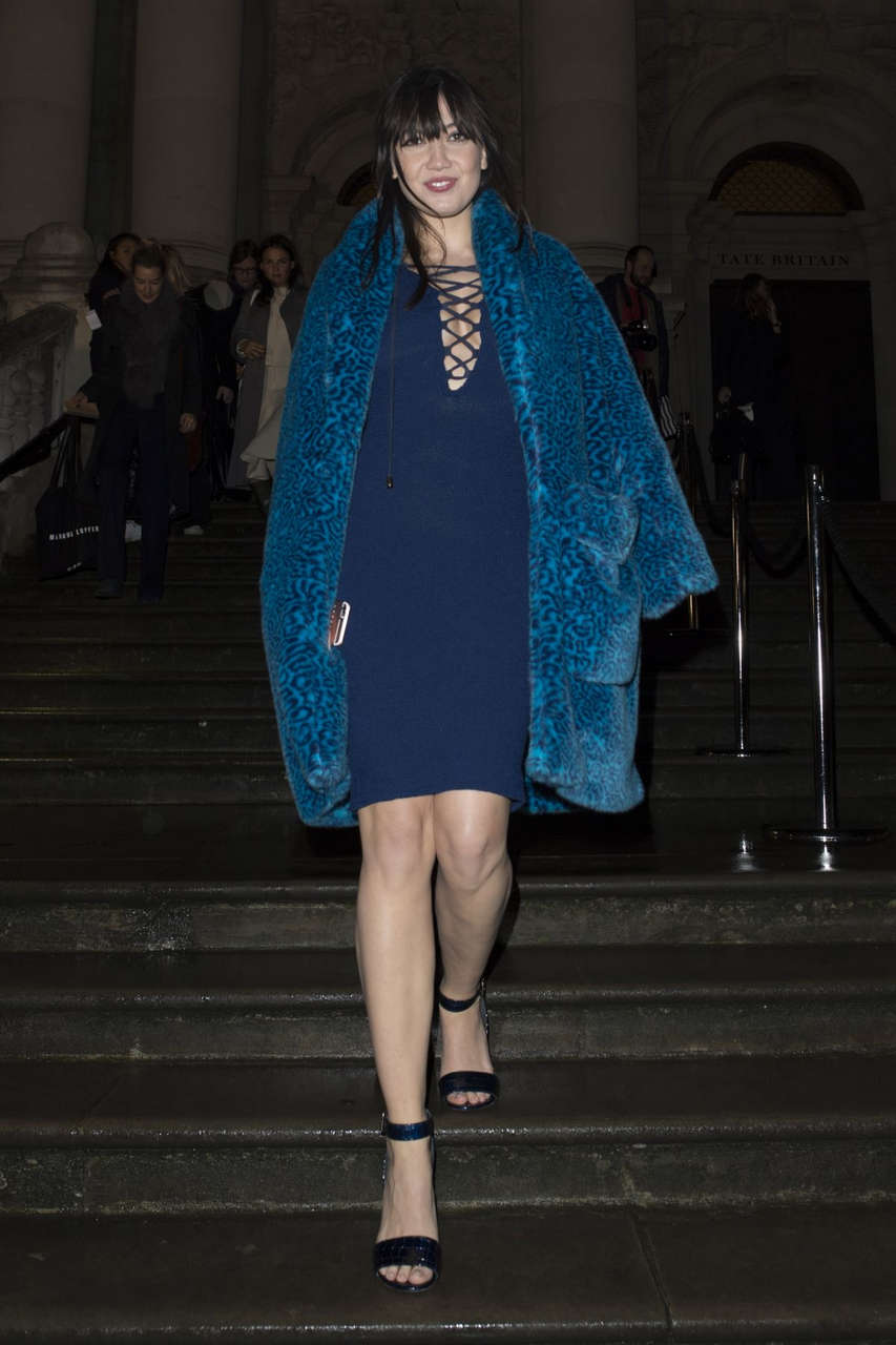 Daisy Lowe Leaves House Of Holland Fashion Show London Fashion Week