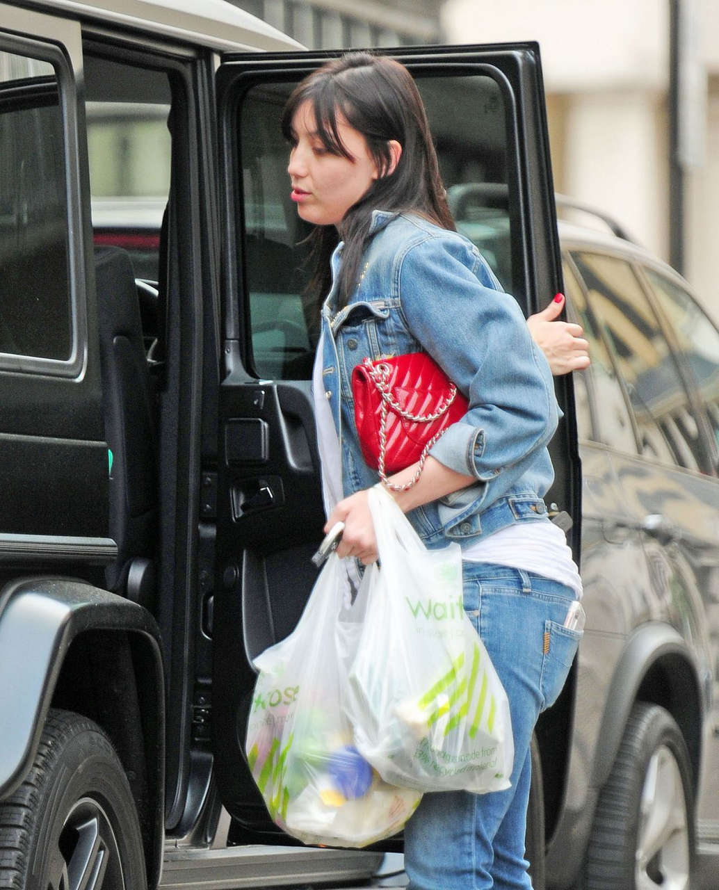 Daisy Lowe Out Shopping London