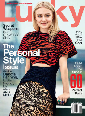 Dakot Fanning Lucky Magazine September 2014 Issue