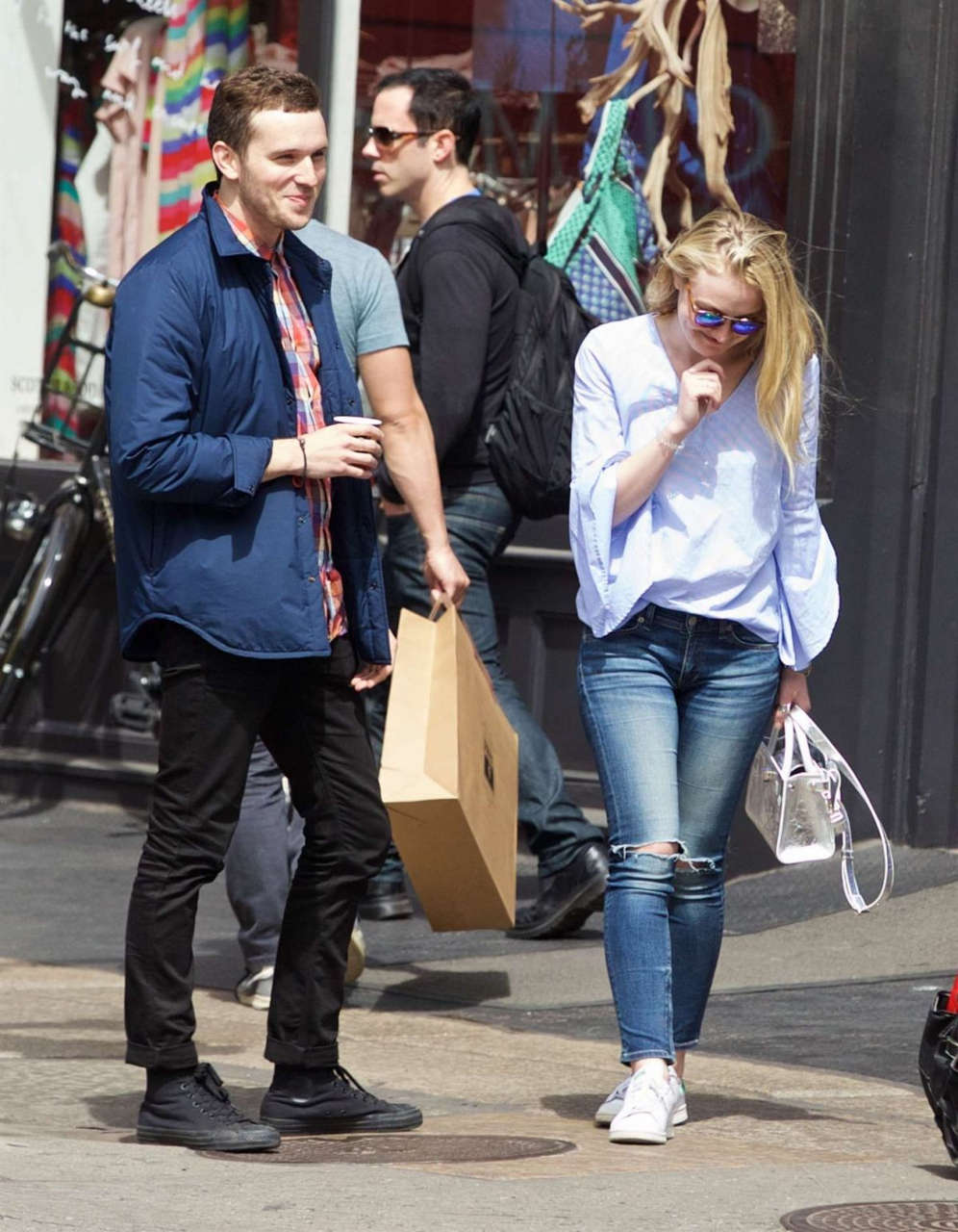 Dakota Fanning Jeans Out About Soho