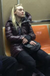 Dakota Fanning Subway New York