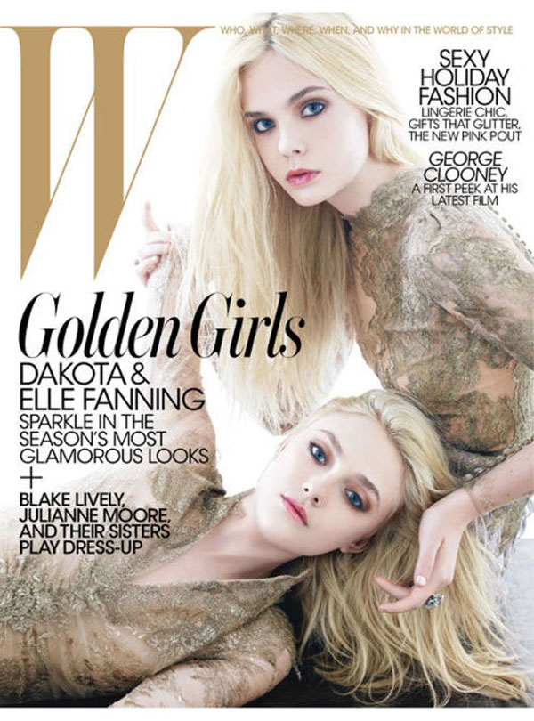 Dakota Fanning W Magazine December 2011 Issue