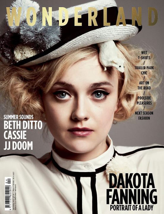 Dakota Fanning Wonderland Magazine April May 2012 Issue