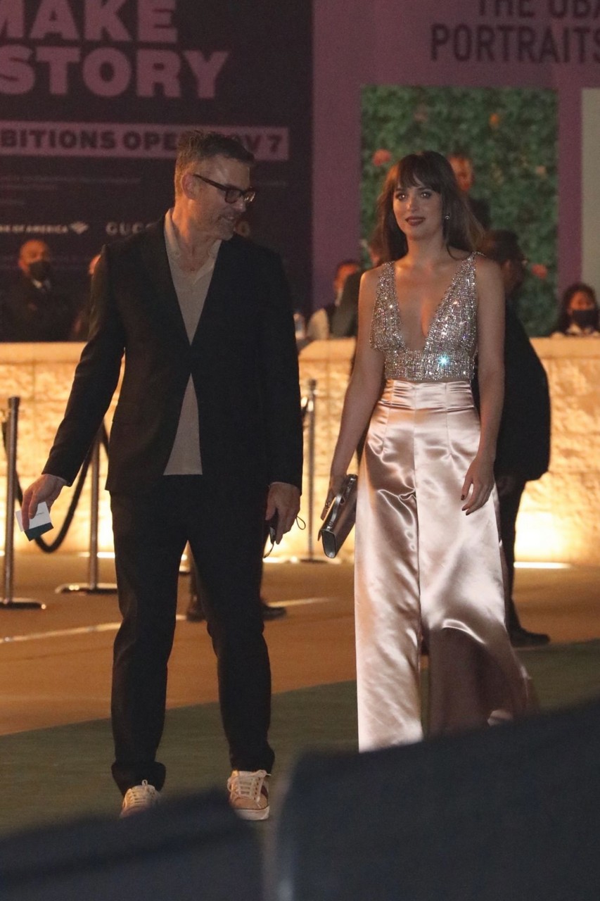 Dakota Johnson Arrives 2021 Art Film Gala Los Angeles