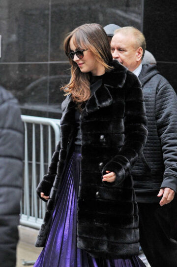 Dakota Johnson Arrives Good Morning America New York