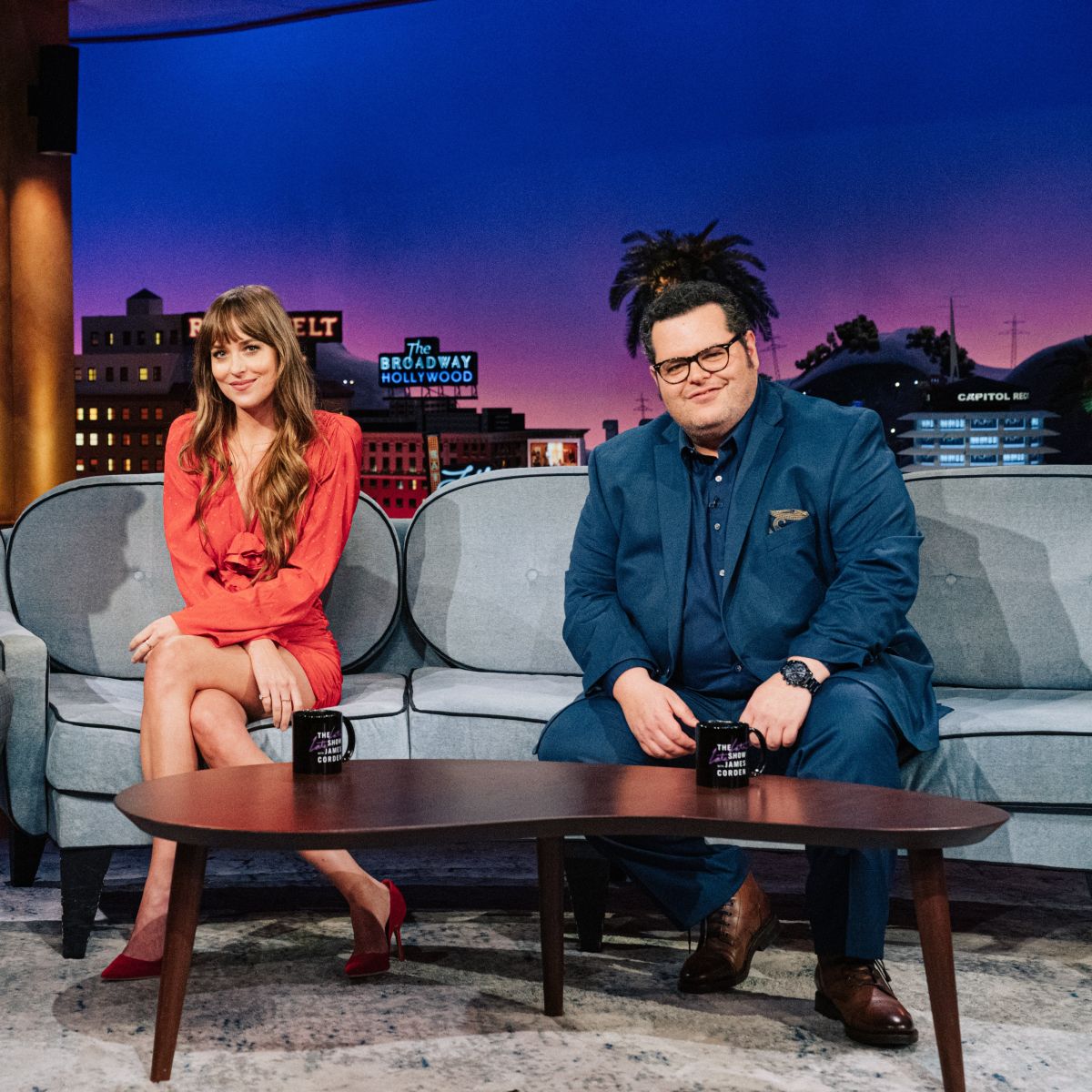 Dakota Johnson Late Late Show With James Corden 01 19 2022 Celebrityparadise Hollywood Celebrities Babes More