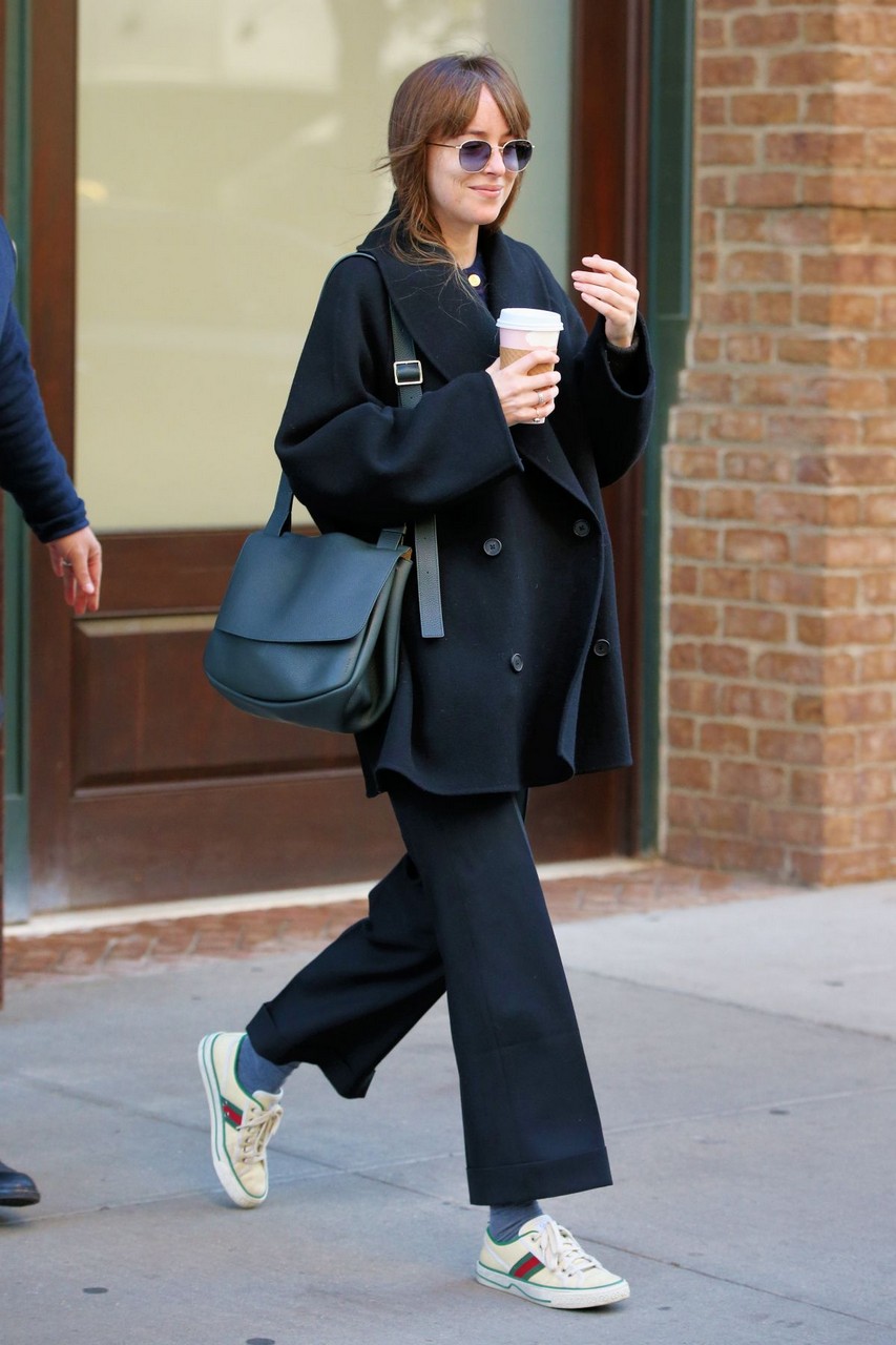 Dakota Johnson Leaves Her Hotel New York