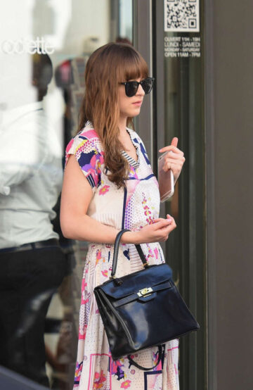 Dakota Johnson Out About Paris