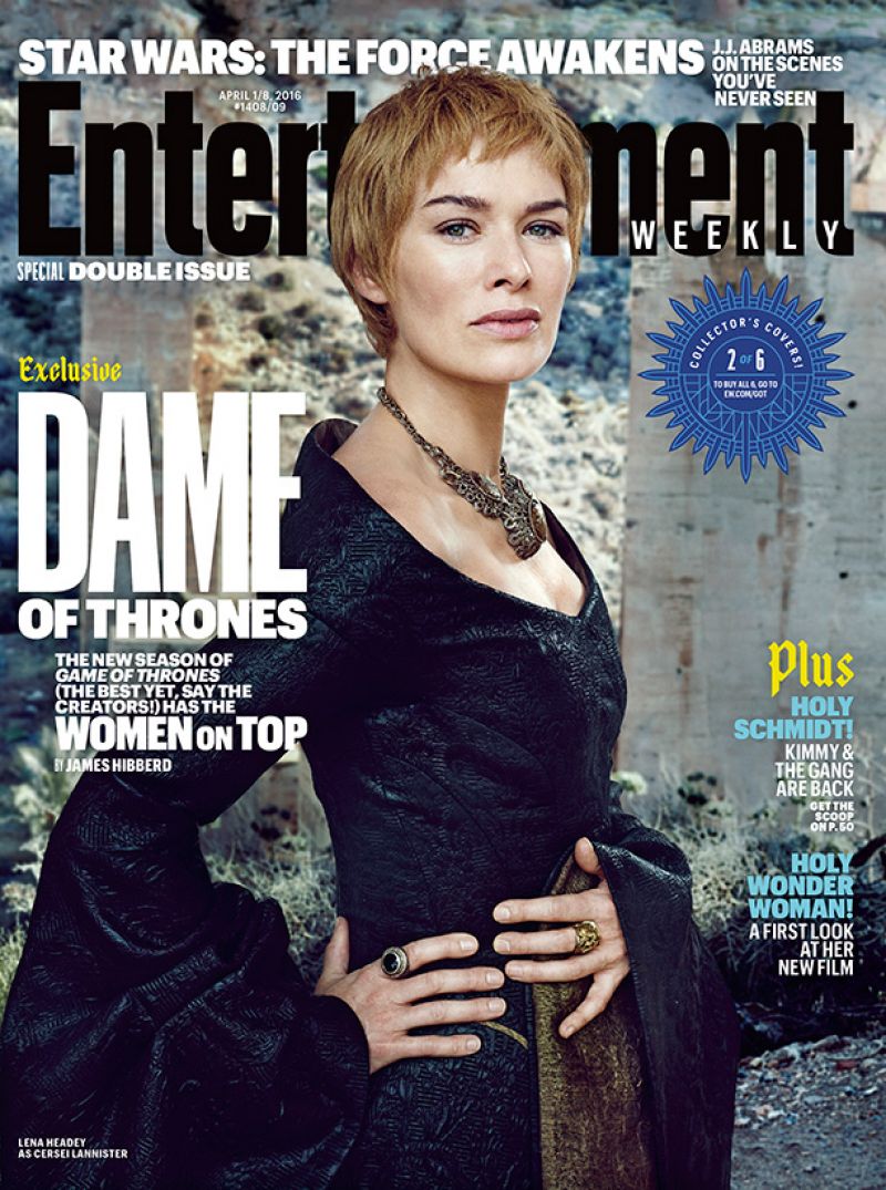 Dame Of Thrones Entertainment Weekly Covers April
