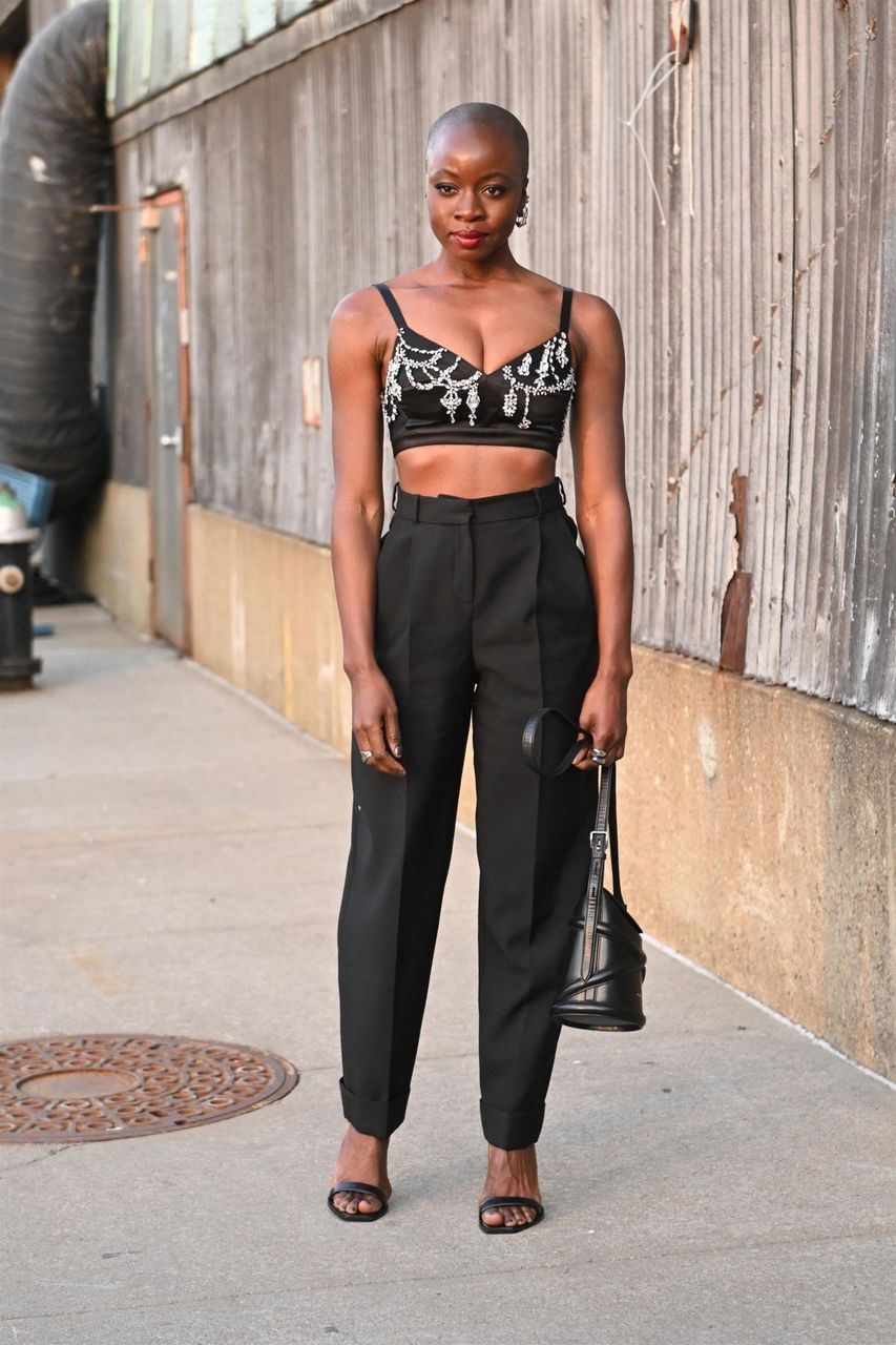 Danai Gurira Arrives Alexander Mcqueen Fashion Show New York