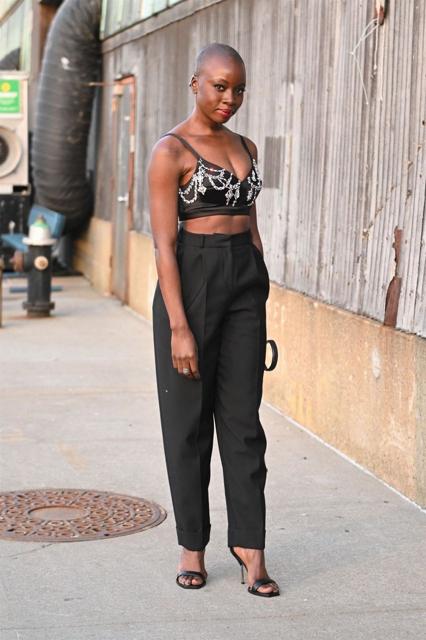 Danai Gurira Arrives Alexander Mcqueen Fashion Show New York