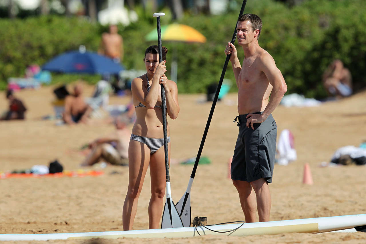 Danica Patrick Bikini Candids In Hawaii