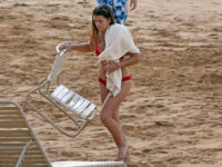 Danica Patrick Red Bikini Hawaii