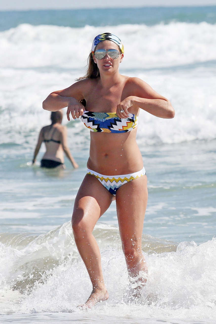Danielle Lloyd Bikini Beach Malibu