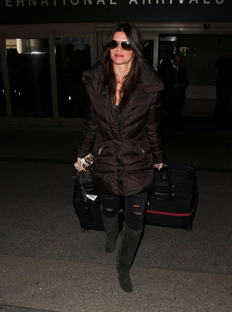 Danielle Vasinova Arrives Lax Airport Los Angeles