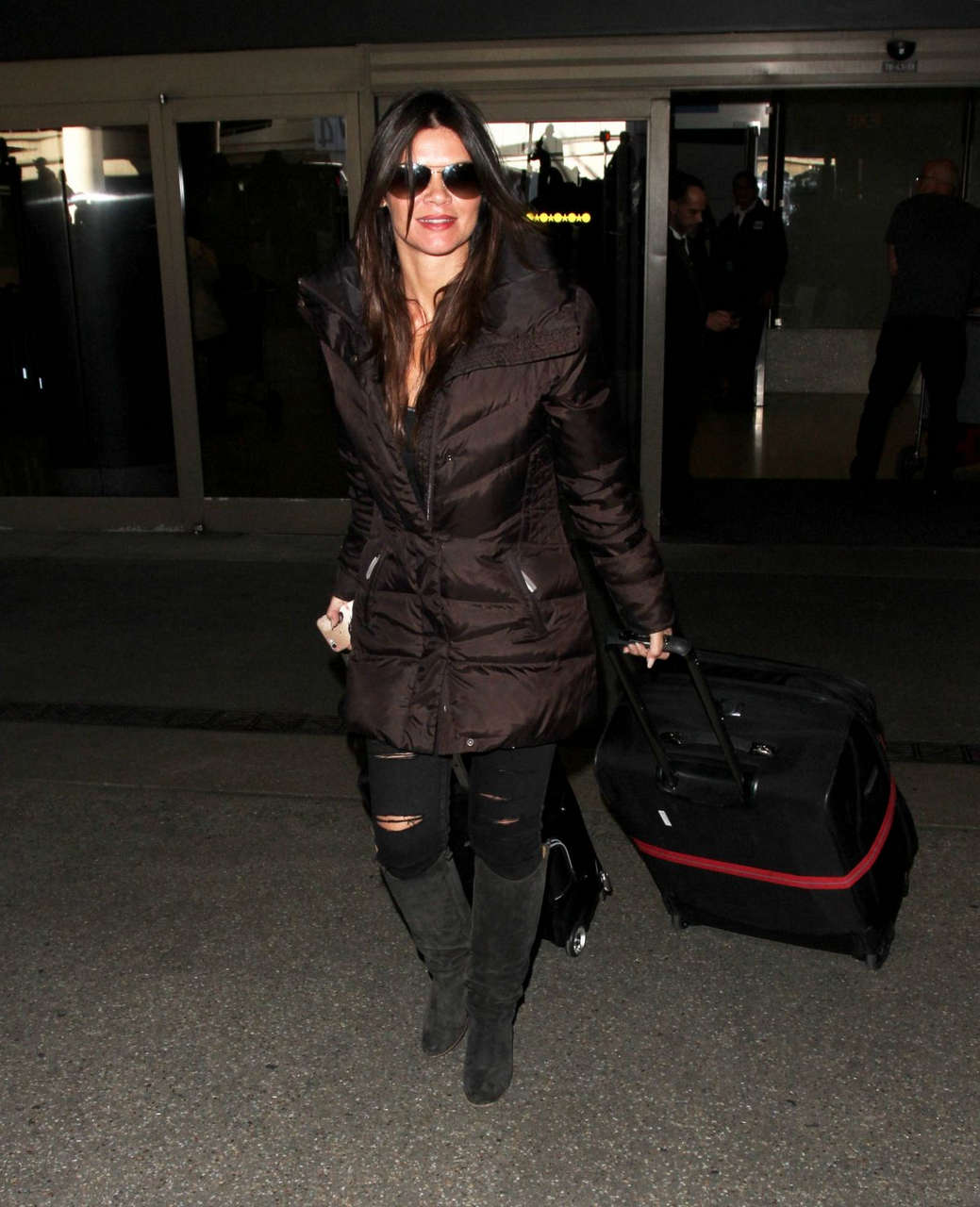Danielle Vasinova Arrives Lax Airport Los Angeles