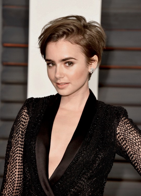 Daniels Gillies Lily Collins Attending The 2015