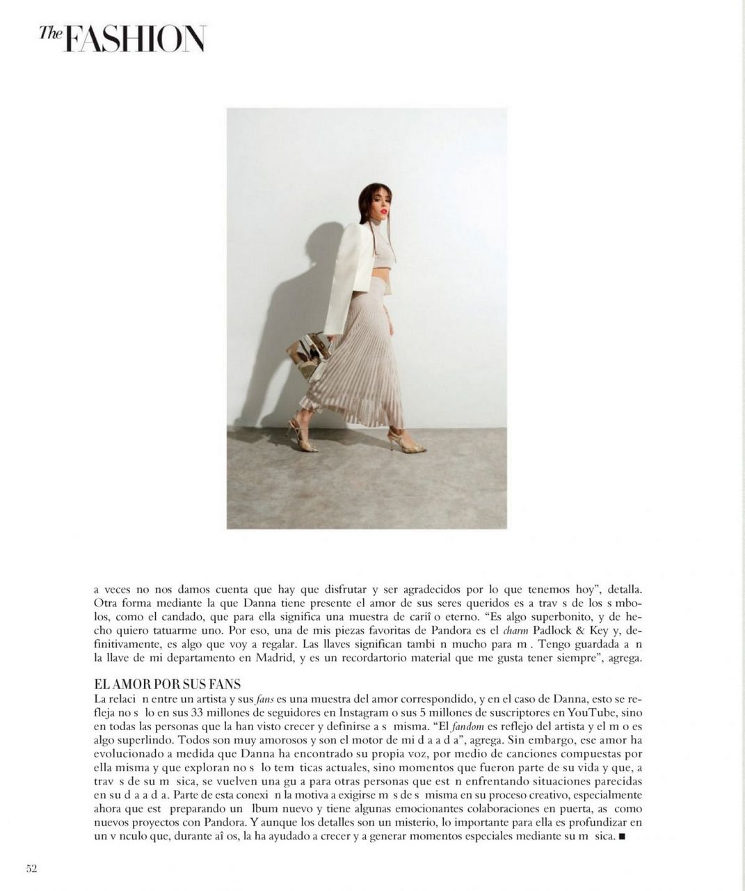 Danna Paola Harper S Bazaar Magazine Mexico February