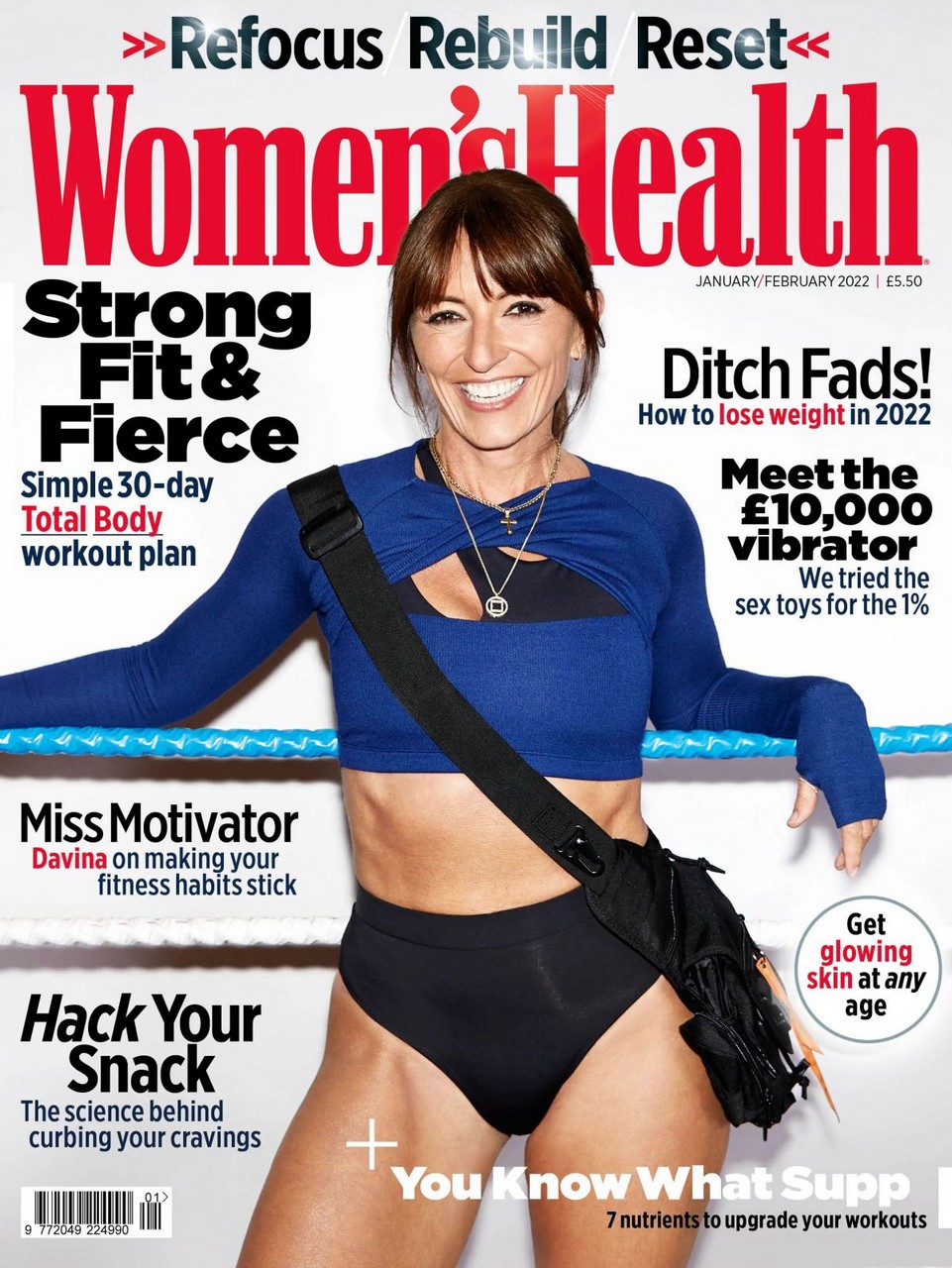 Davina Mccall For Women S Health Magazine January February
