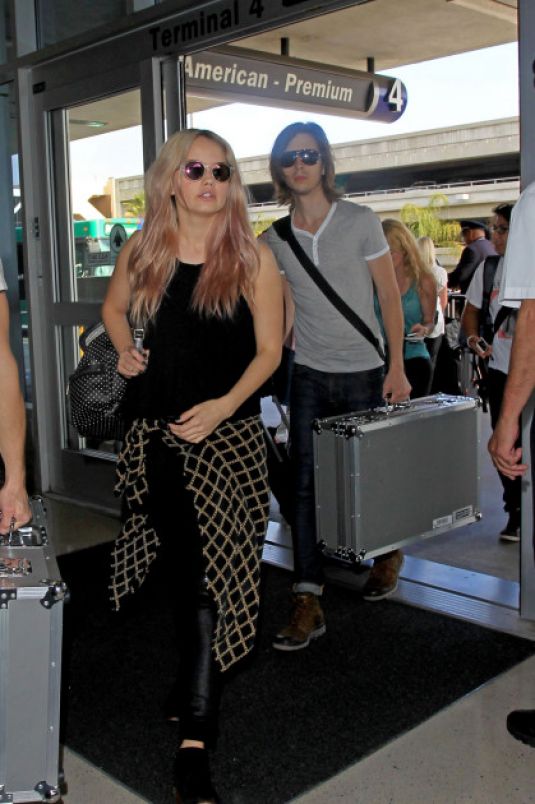 Debby Ryan Arrives Lax Airport Los Angeles