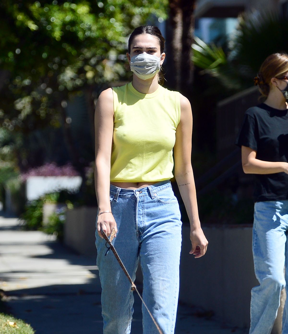 Delilah Amelia Hamlin Out With Their Dogs Los Angeles