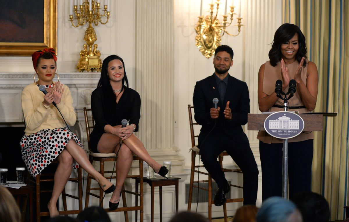 Demi Lovat Performance White House Series Hosted By Michelle Obama Washington