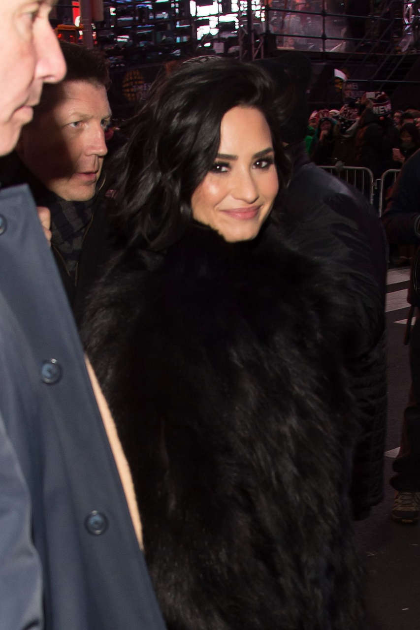 Demi Lovato Arrives Times Square New York