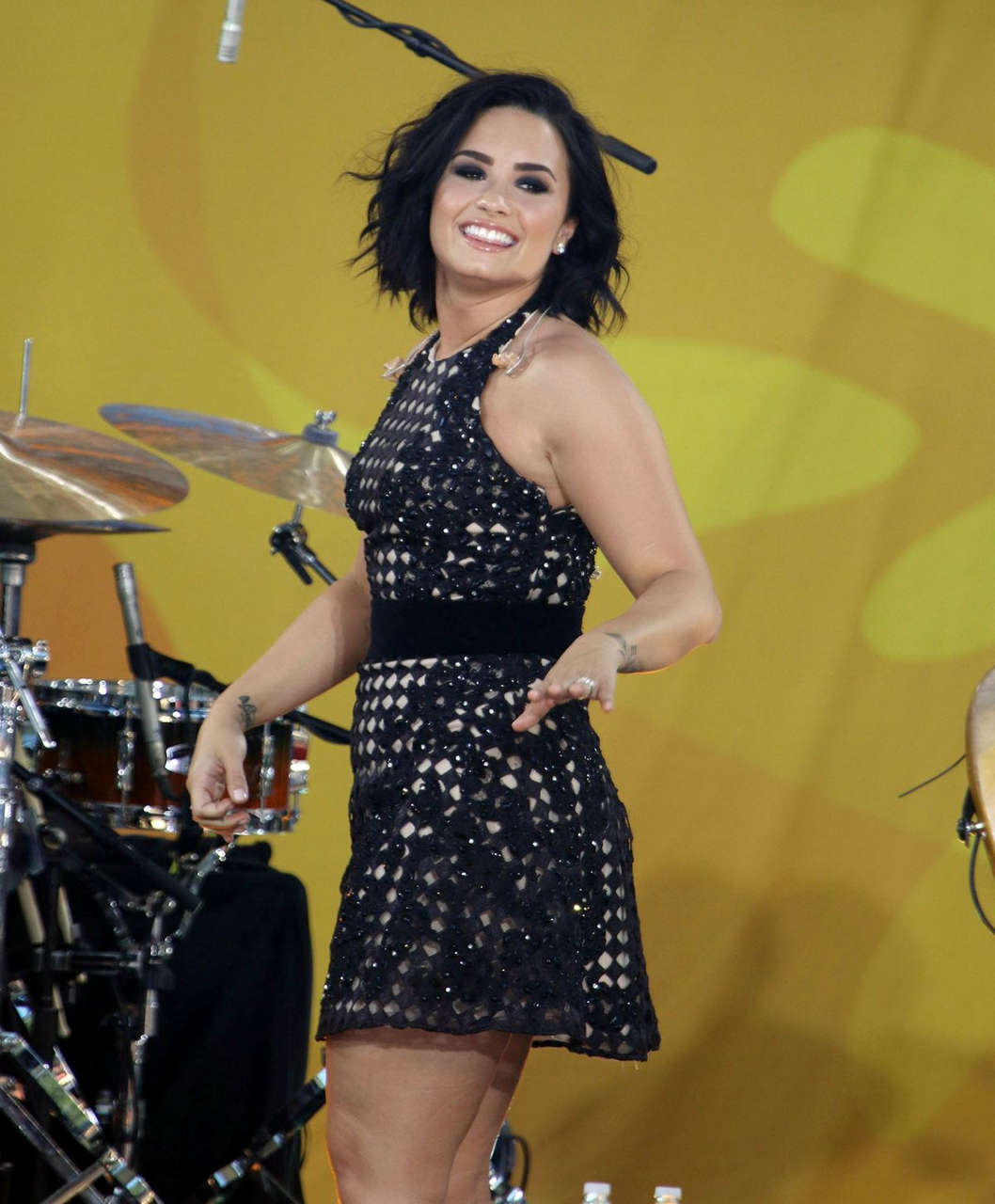 Demi Lovato Good Morning America Summerstage Rumsey Playfield New York