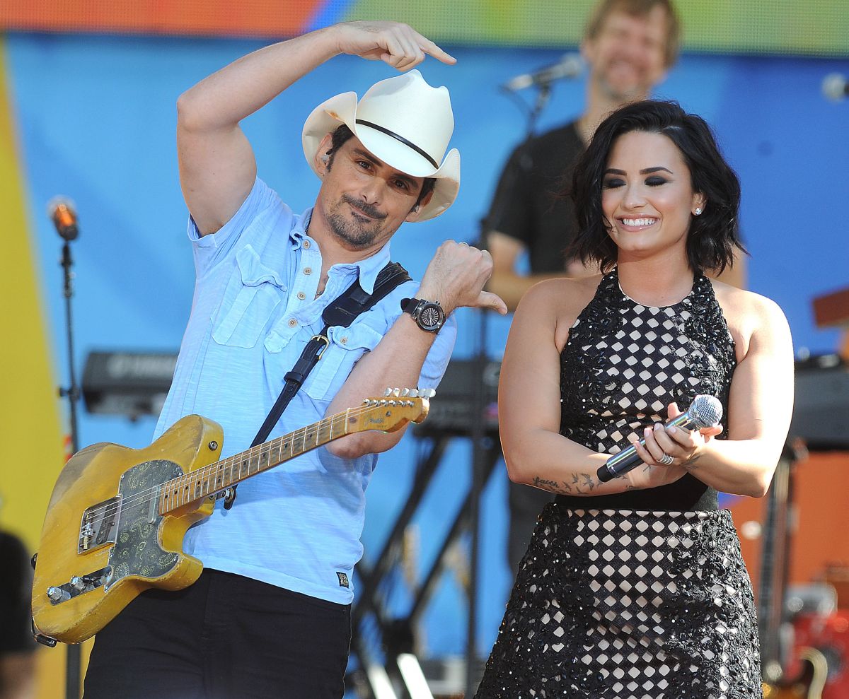 Demi Lovato Good Morning America Summerstage Rumsey Playfield New York