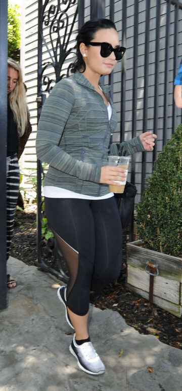 Demi Lovato Heading To Gym West Hollywood