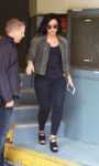 Demi Lovato Leaves Z100 Studios New York