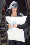 Demi Lovato Out With Pillow New York