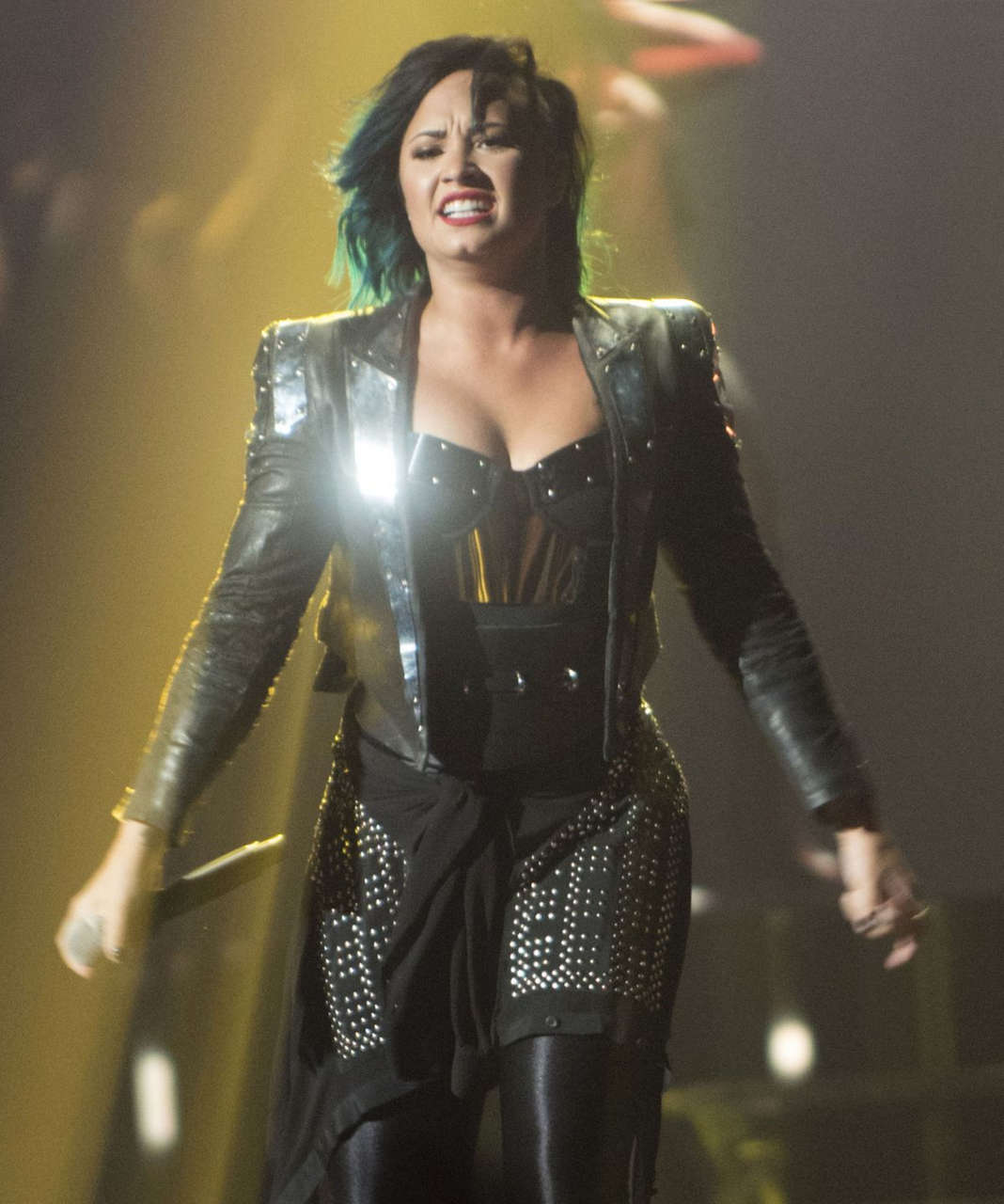 Demi Lovato Performs Neon Lights World Tour Calgary