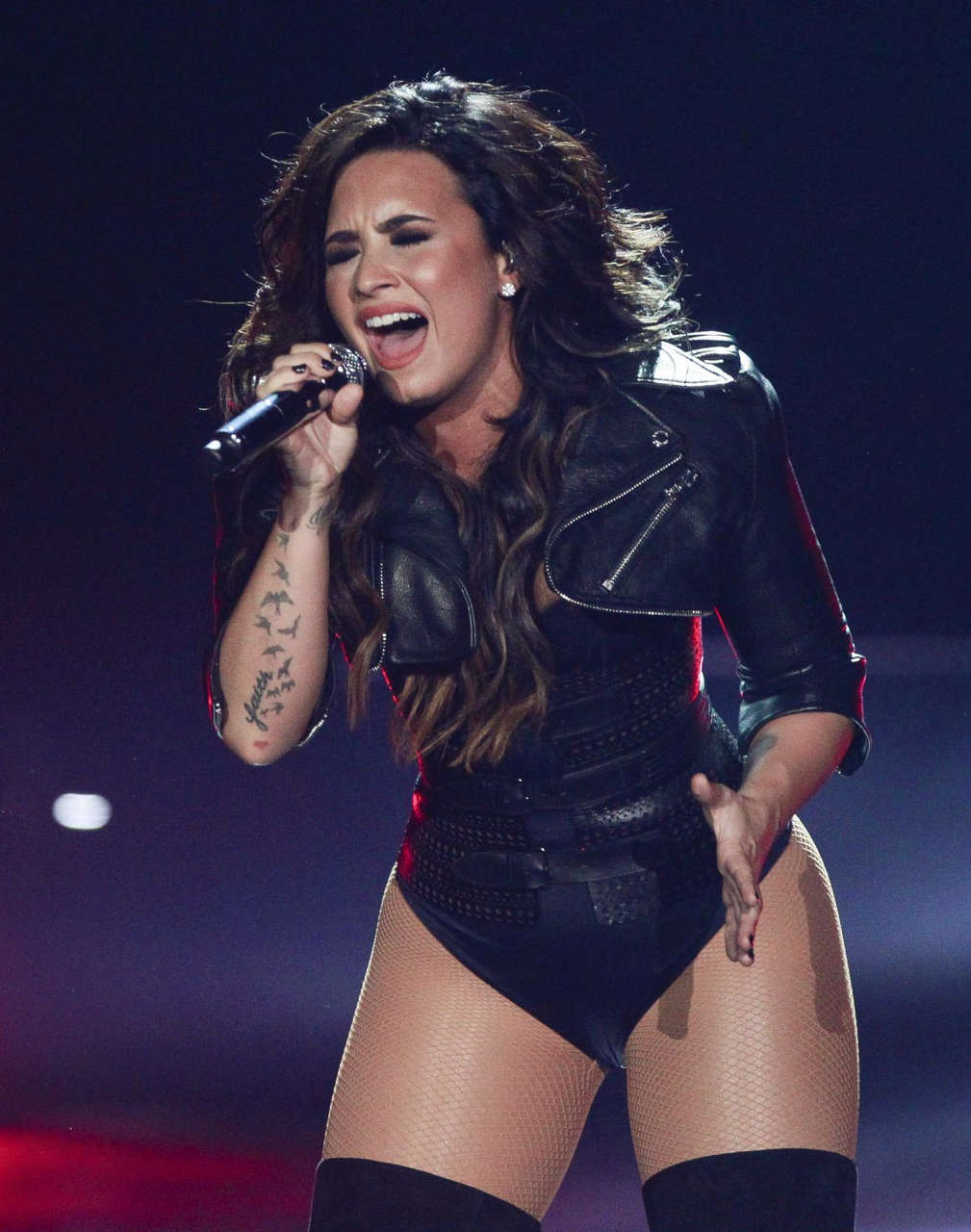 Demi Lovato Performs Tour California