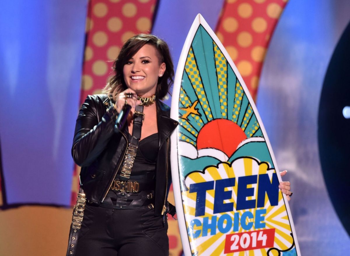 Demi Lovato Teen Choice Awards 2014 Los Angeles