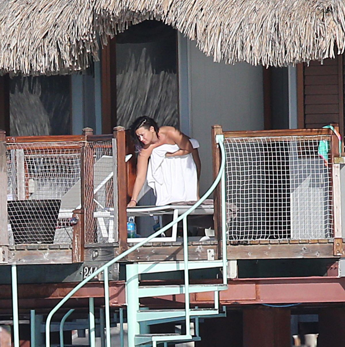 Demi Lovato Vacation Bora Bora