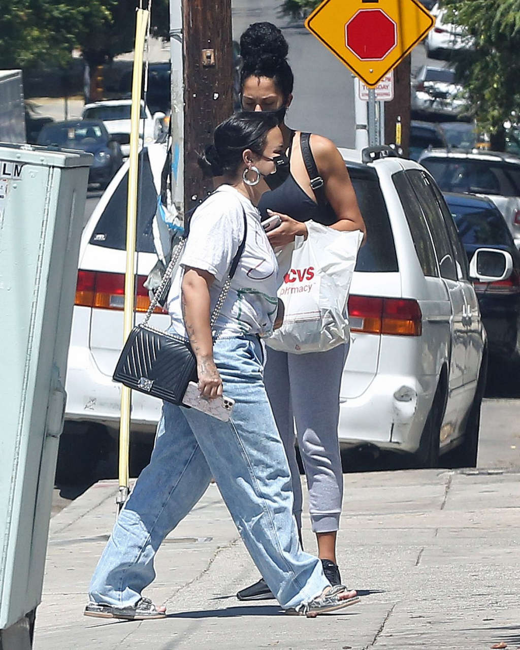 Demi Lovato Vearing Mask Out Los Angeles