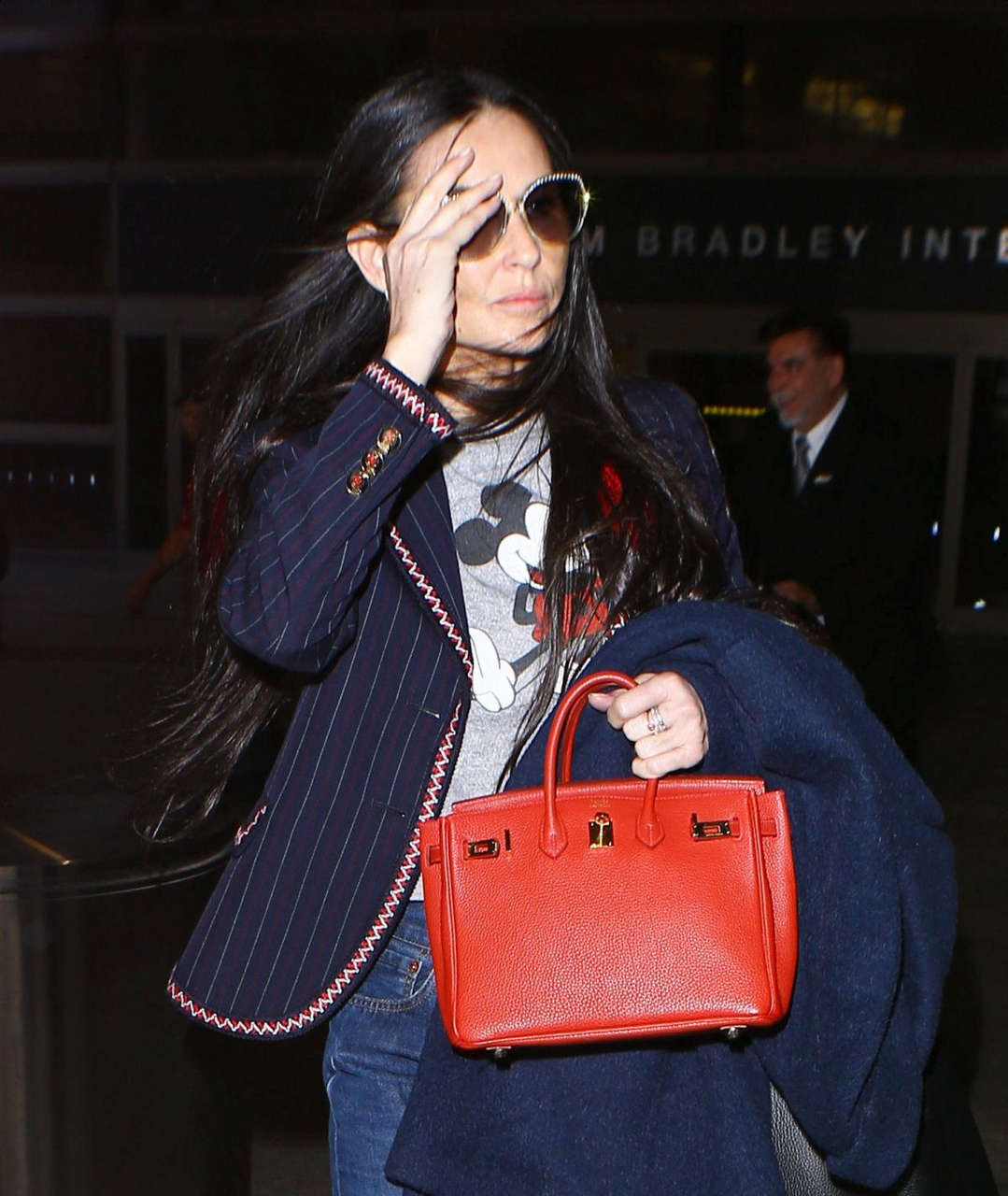 Demi Moore Lax Airport Los Angeles