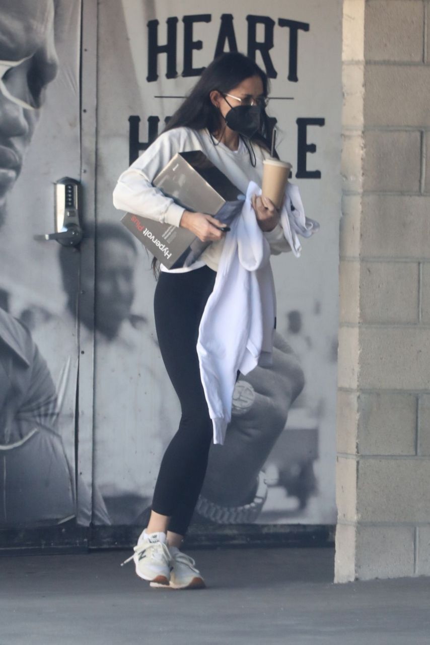 Demi Moore Leaves Gym Los Angeles