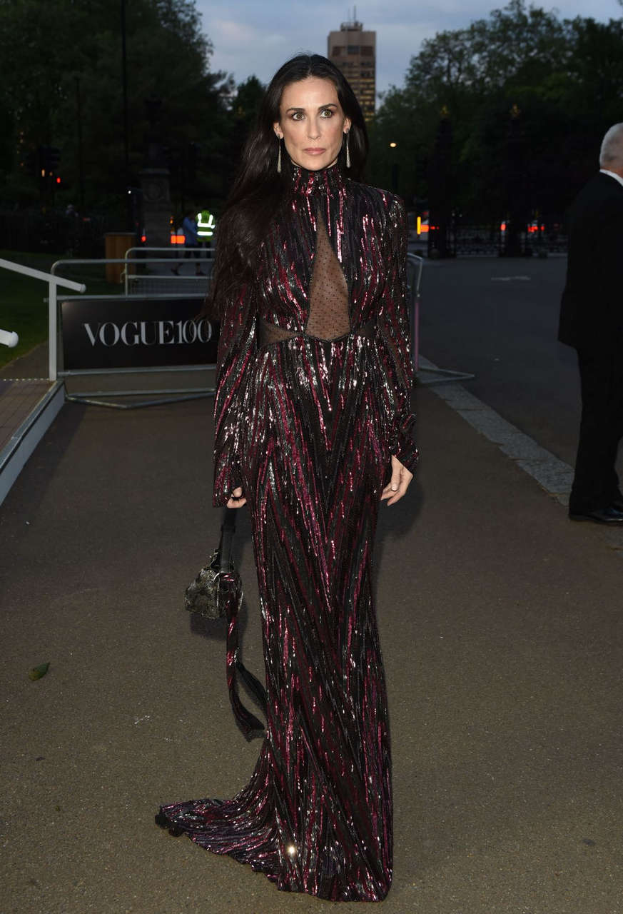 Demi Moore Vogue 100th Anniversary Gala Dinner London