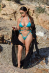 Demi Rose Mawby Bikini Out Beach Ibiza